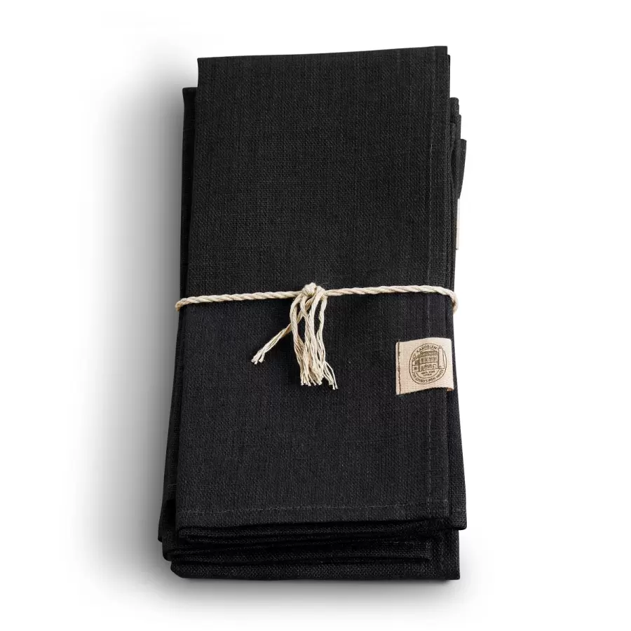 Lovely Linen - 4 stk.Hørservietter i sampak, Classic - vælg farve