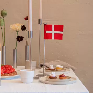 55 North - Dannebrogsflag tilbehør til High Light Rustfrit Stål, H:36