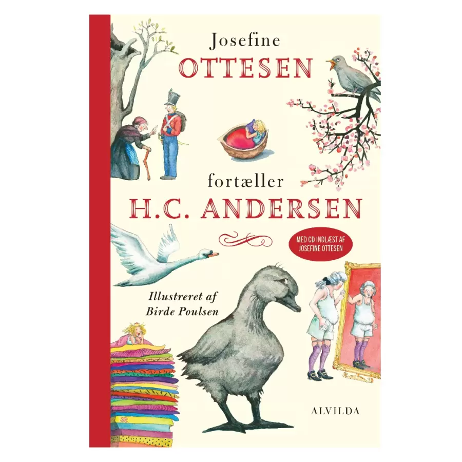Alvilda Forlag - Josefine Ottesen fortæller HC Andersen - Bog og CD