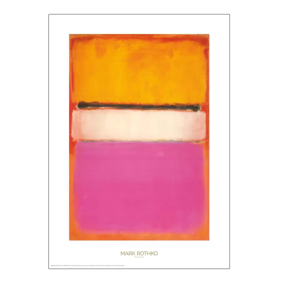 Permild og Rosengreen - Mark Rothko, White Center 50*70