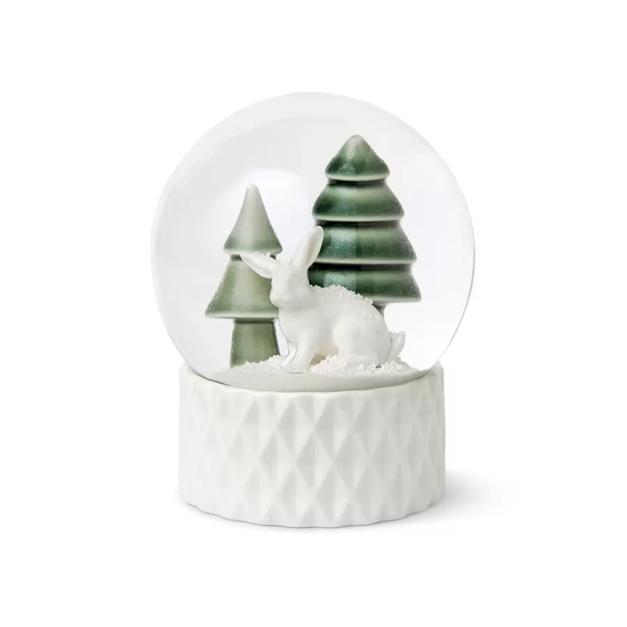 dottir NORDIC DESIGN - Winter Stories Snow Globe, Rabbit