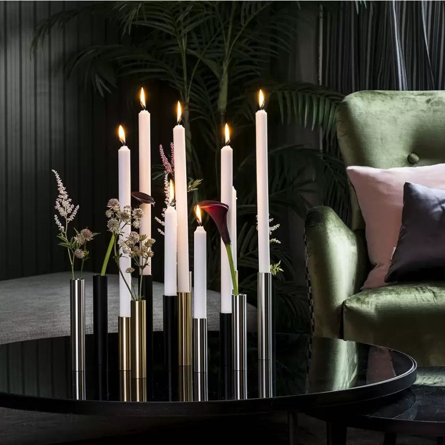 55 North - Lysestager i 4 stk. Box, Messing