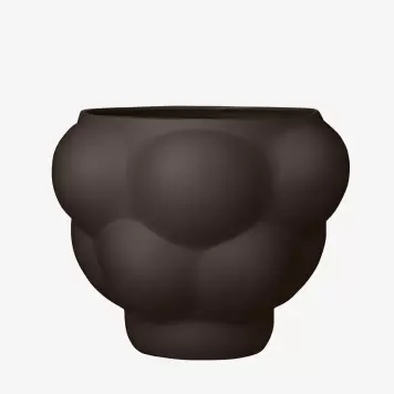 Louise Roe - Ceramic Balloon Bowl #06, Mud Brown Louise Roe - Ceramic Balloon Bowl #06, Mud Brown