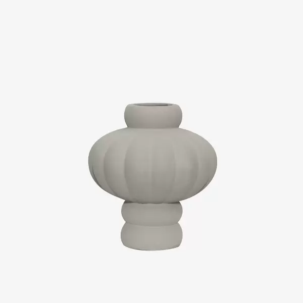 Louise Roe - Ceramic Balloon Vase #02, Sanded Grey