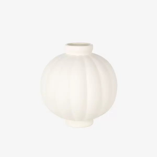 Louise Roe - Ceramic Ballon Vase #01, Raw White