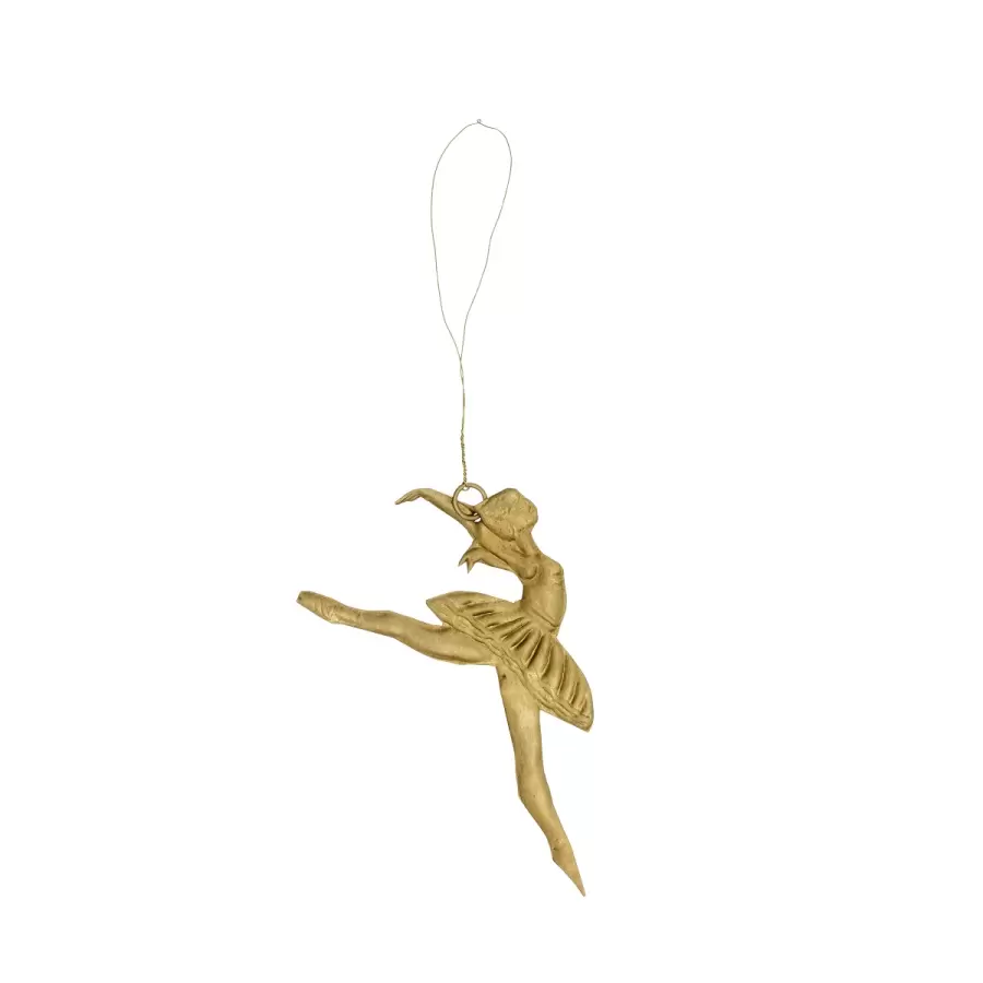BUNGALOW - Golden Ornament Ballerina, H:10