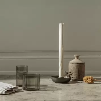 Ferm Living - Dryp Stearinlys 2 stk.i sampak, flere farver..