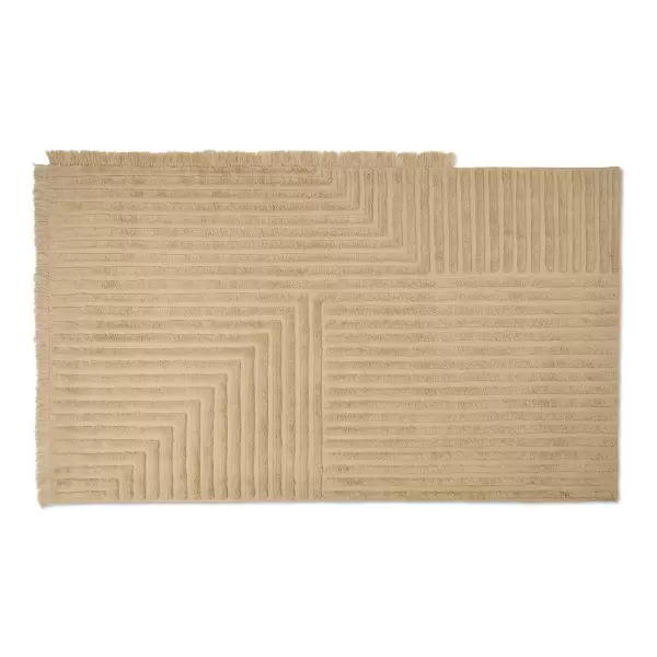 ferm LIVING - Gulvtæppe Crease Lys Sand, 160*250 - hent selv ferm LIVING - Gulvtæppe Crease Lys Sand, 160*250 - hent selv