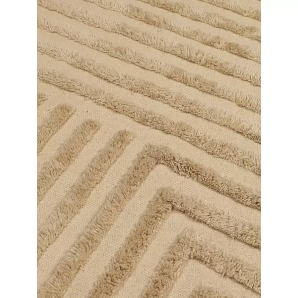 ferm LIVING - Gulvtæppe Crease Lys Sand, 160*250 - hent selv