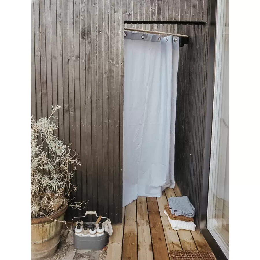 HUMDAKIN - Badeforhæng Shell Inkl. ringe