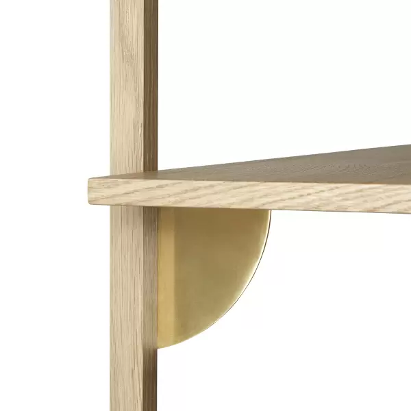 ferm LIVING - Sector Shelf T/N - Oak/Brass