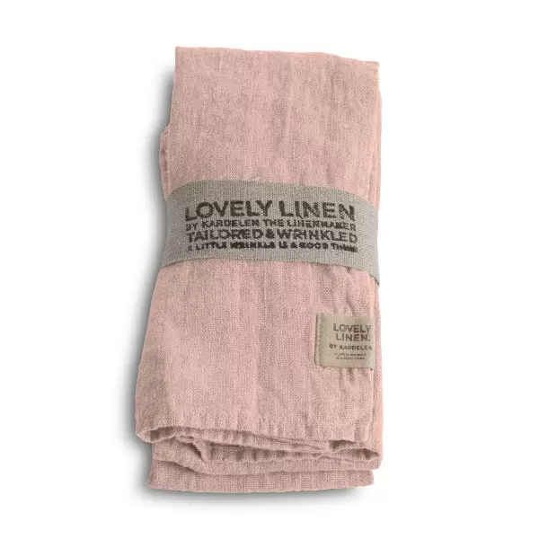 Lovely Linen - 4 stk. Hørservietter i sampak - vælg farve