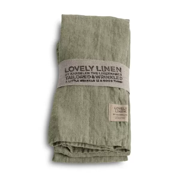 Lovely Linen - 4 stk. Hørservietter i sampak fl. farver