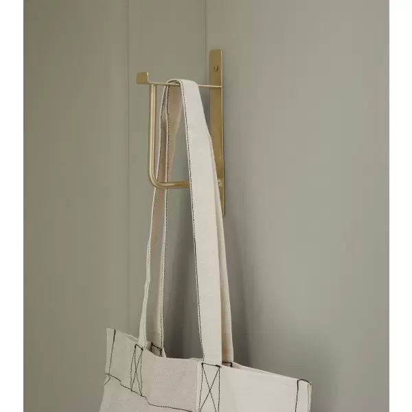 ferm LIVING - Knage og bøjlestang Hang Rack, Messing