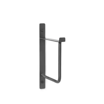 Ferm Living - Knage og bøjlestang Hang Rack, Sort messing