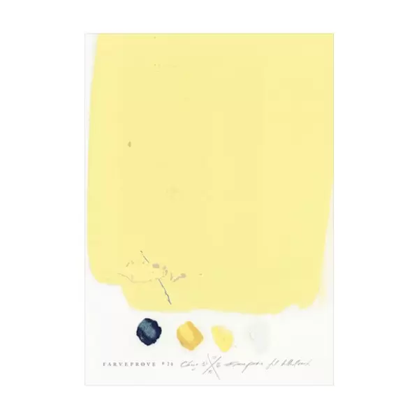 Michael Chang - Plakat Farveprøve #74, A2 - uden ramme