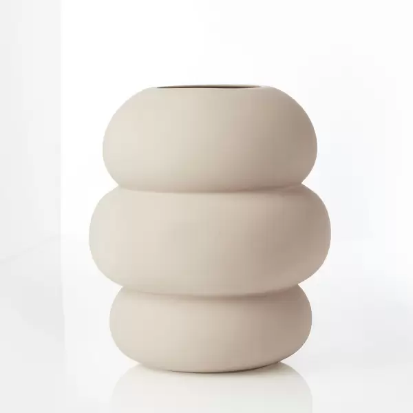 Malling living - Vase Soft Shape, Beige Ø:28*33