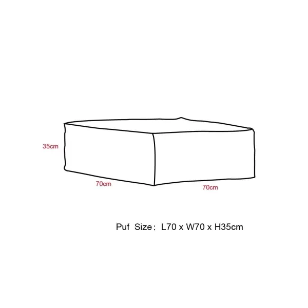 Trois Pommes Home - Edge Lounge Puf