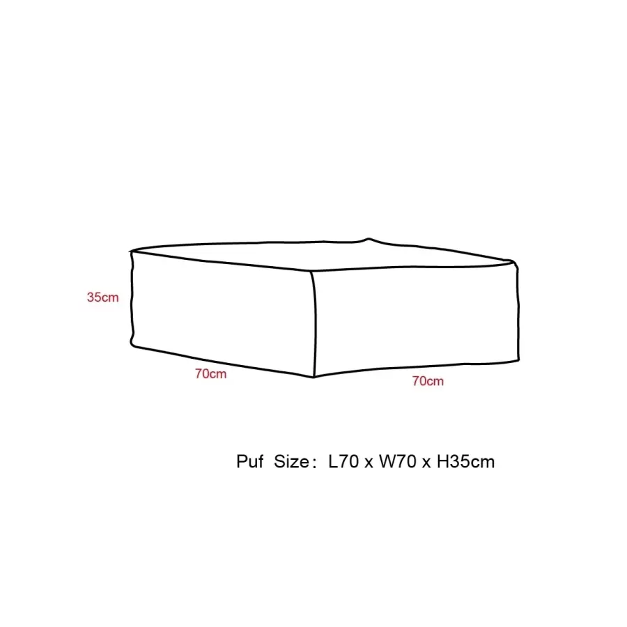 Trois Pommes Home - Edge Lounge Puf