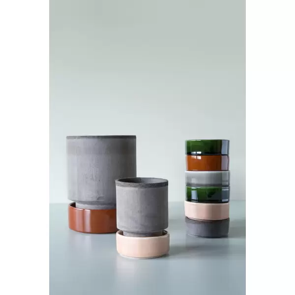 Bergs Potter - Ø:14 Krukke/Potte (uden underskål) Uglaseret The Hoff, Grå Bergs Potter - Ø:14 Krukke/Potte (uden underskål) Uglaseret The Hoff, Grå