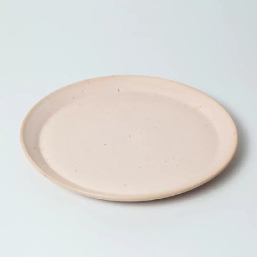 Bornholms Keramikfabrik - Tallerken/plate, Ø-stellet dansk prod. keramik Ø17 cm.