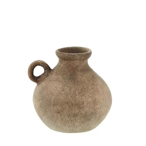 Madam Stoltz - Vase Terracotta, Washed nude/Rust Ø:8*9,5