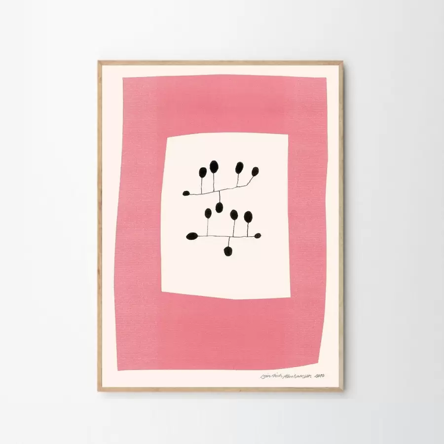 The Poster Club - Leise Dich Abrahamsen, Pink Surrender, 30*40