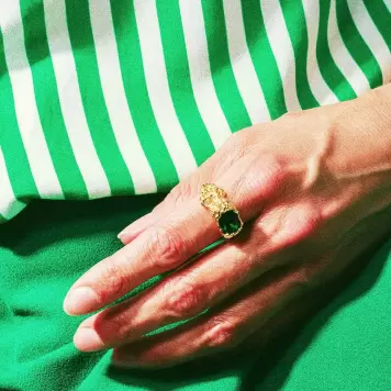 House of Vincent - Ring Stolen Possession, Forgyldt sterlingsølv House of Vincent - Ring Stolen Possession, Forgyldt sterlingsølv