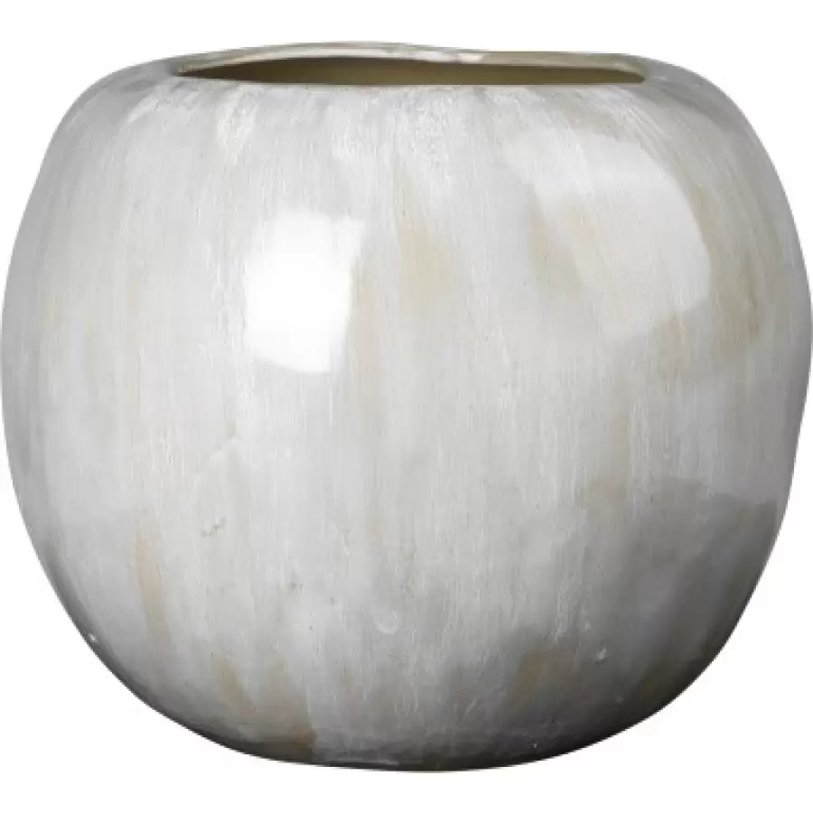 Broste Copenhagen - Vase Apple, Antikhvid - Hent selv Ø45