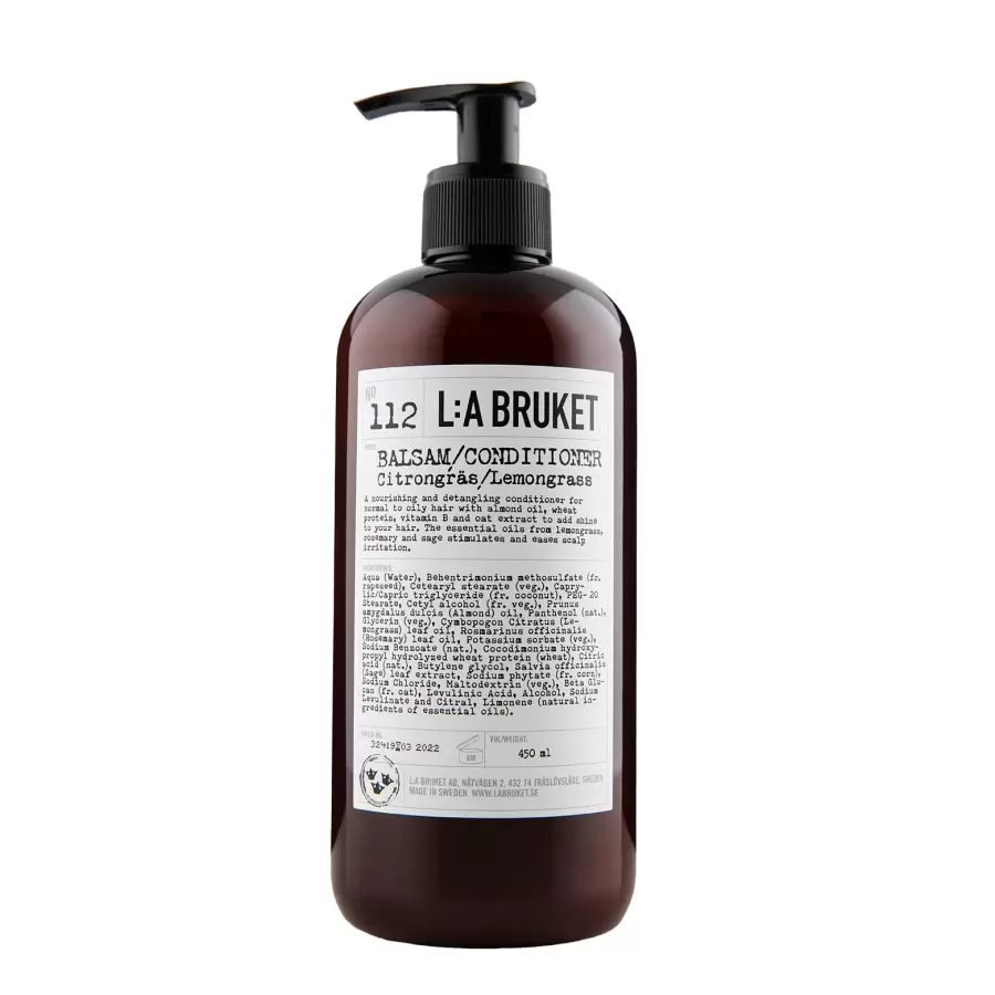 L:A Bruket - Conditioner #112, Lemongrass 450 ml