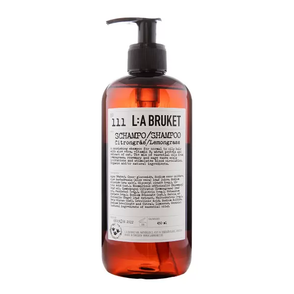 L:A Bruket - Shampoo #111, Lemongrass 450 ml