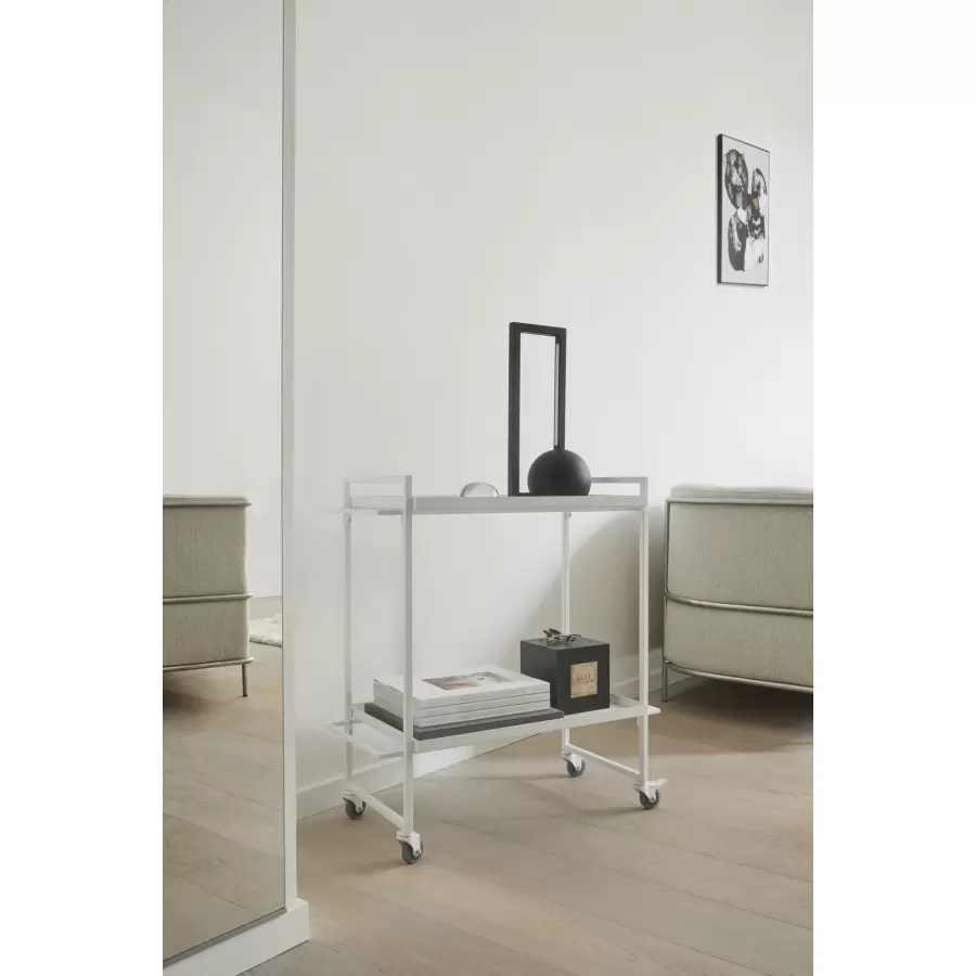 Kristina Dam - Bauhaus Trolley, Hvid - hent selv