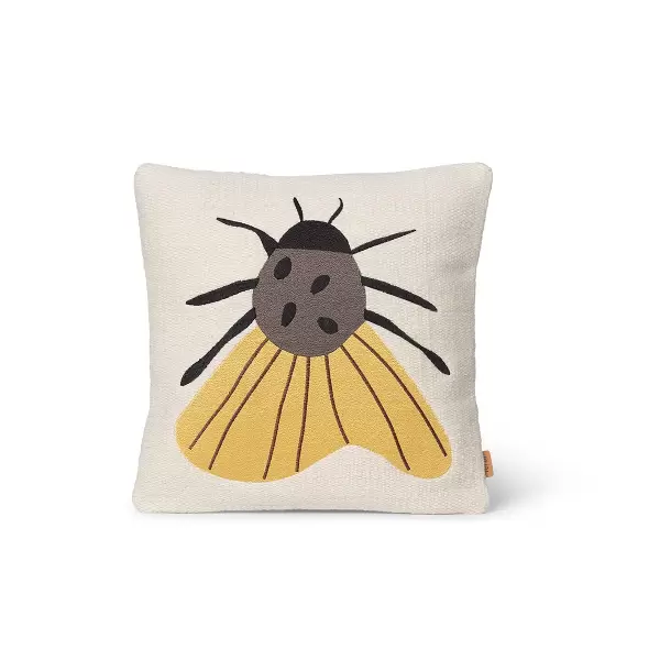 ferm LIVING Kids - Broderet pude Moth