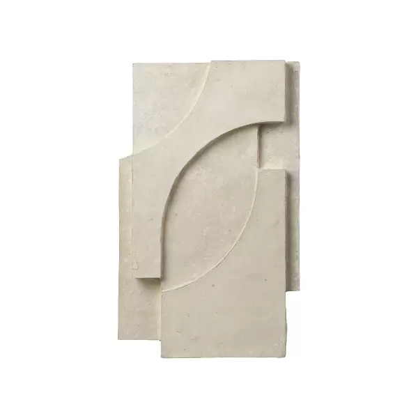 Kristina Dam - Serif Relief, Natur H:42*38*6