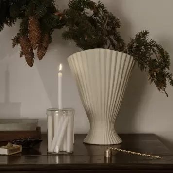 Ferm Living - Lyseslukker Twist, Messing