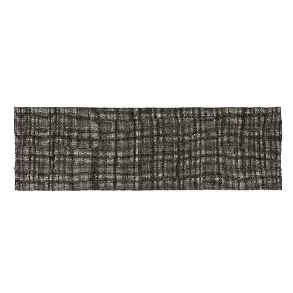 dixie - Jute løber Filip, Sort Melange 80*250 