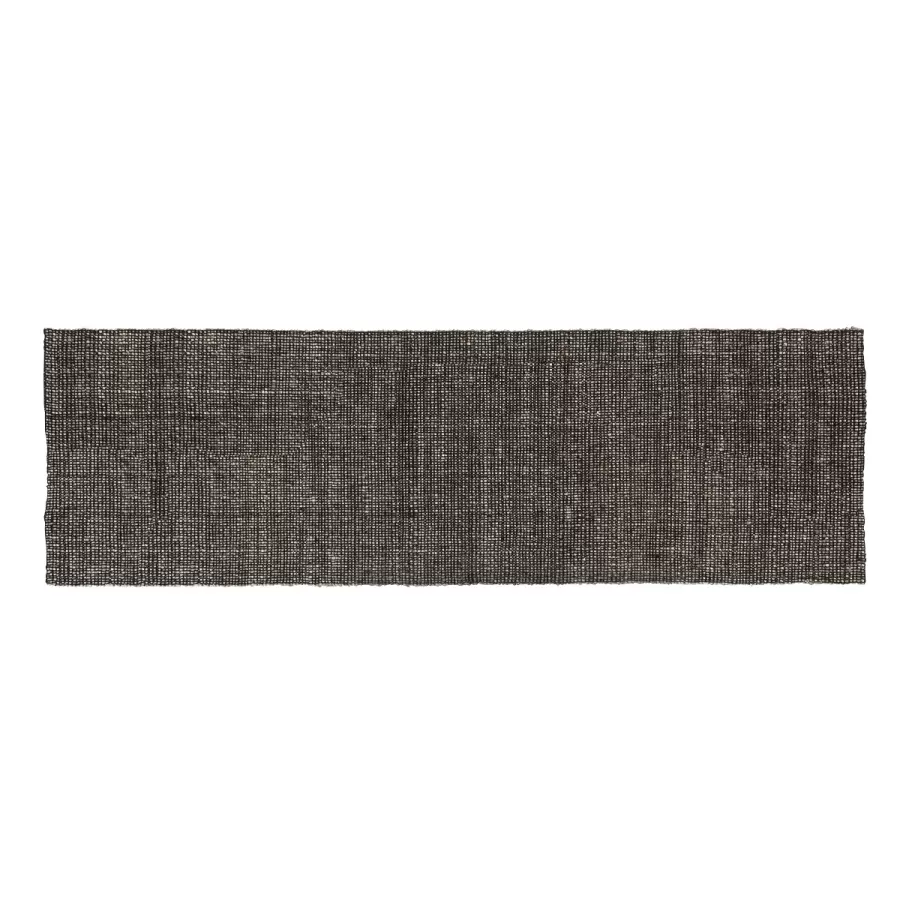 dixie - Jute løber Filip, Sort Melange 80*250 