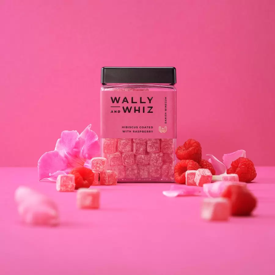 Wally and Whiz - Hibiscus med hindbær, 240g.