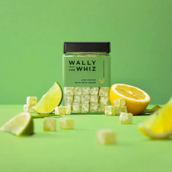 Wally and Whiz - Lime med lemon, 240g.