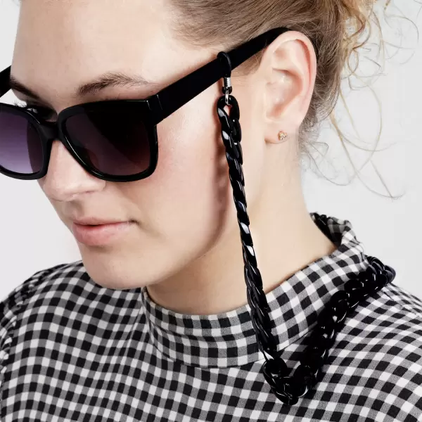 Have A Look - Brillesnor Chunky Chain, Sort Have A Look - Brillesnor Chunky Chain, Sort