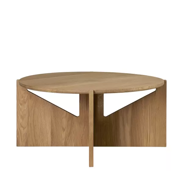 Kristina Dam - Table sofabord XL, Olieret eg, Ø:78*36 - Hent selv