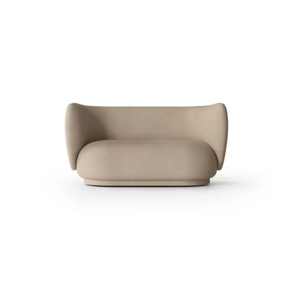 ferm LIVING - Rico Sofa 2, Brushed - hent den selv i vores butik