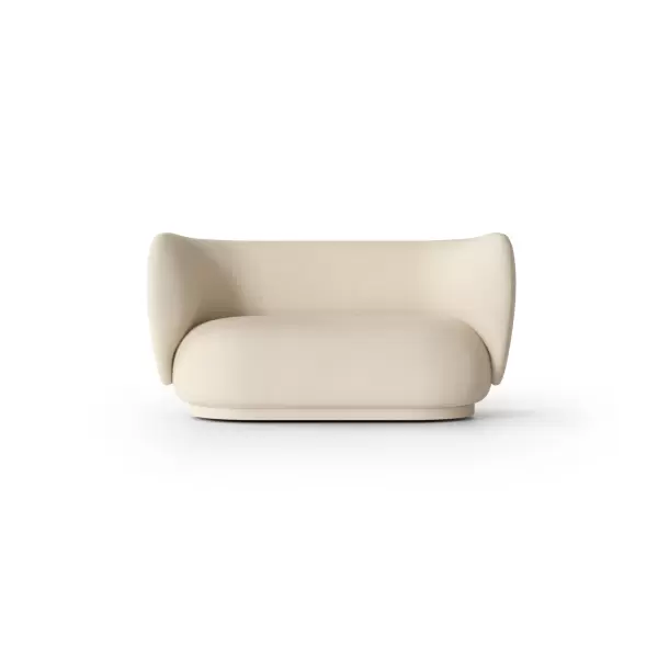 ferm LIVING - Rico Sofa 2, Brushed - hent den selv i vores butik