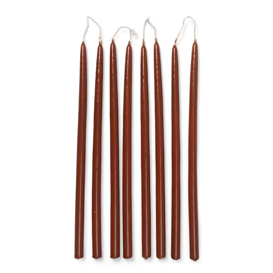 ferm LIVING - Kertelys Spike, Rust 8 stk.