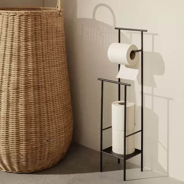 ferm LIVING - Dora Toiletrulleholder, Sort