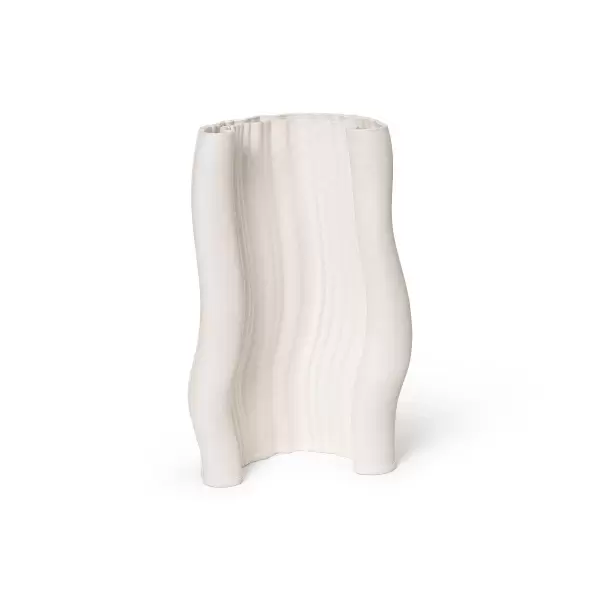 ferm LIVING - Vase Moiré, Off White
