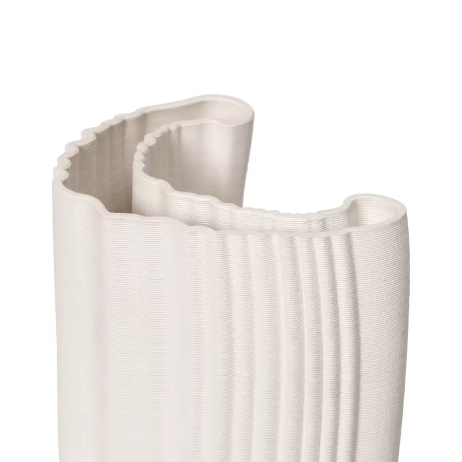 ferm LIVING - Vase Moiré, Off White