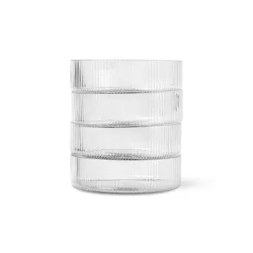 Ferm Living - 4 Serveringsskåle Ripple, Klar