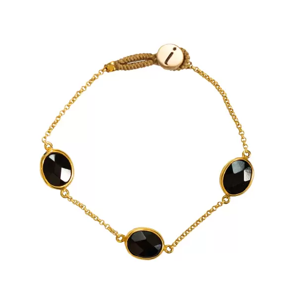 IBU Jewels - Armbånd Dancy stone, Onyx