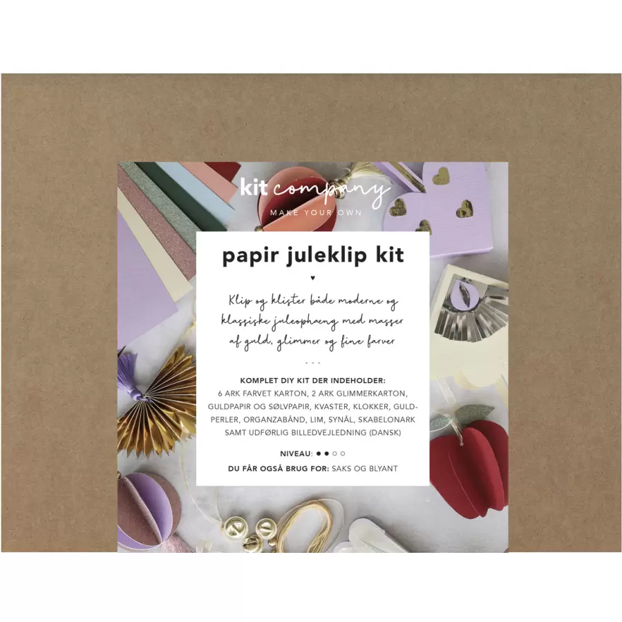 KIT company - Papir juleklip kit